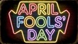 © Art & Stock - April Fools' Day Comic Burst. April Fools' Day Poster,    Illustration Art. April Fools' Day Banner,