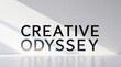 © DavoeAnimation - Creative odyssey text in modern typography with natural light backdrop