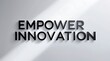 © DavoeAnimation - Empower innovation through bold typography in a minimalistic setting for modern design