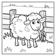© ImamMahedi - Cozy Farm Animals Bold and Easy Coloring Book For Kids and Adults