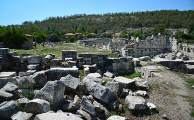 Wall Mural - Stratonikeia Ancient City in Mugla, Turkey.