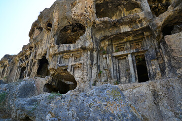 Sticker - Tlos Ancient City in Fethiye, Mugla, Turkey.