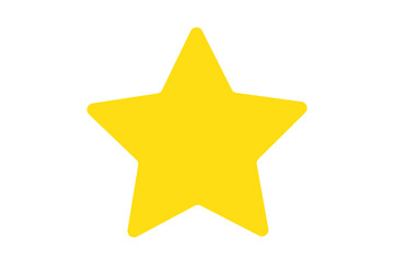 Wall Mural - star vector logo. alone star.	