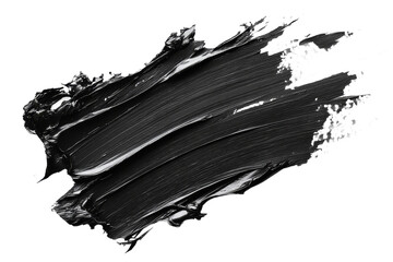 Wall Mural - black paint stroke example for artistic projects