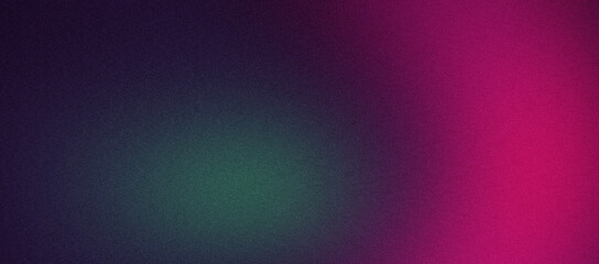 Wall Mural - pink green black gradient background with grainy noise texture effect for banner, product and social