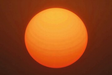 Wall Mural - contrasting sunset scene