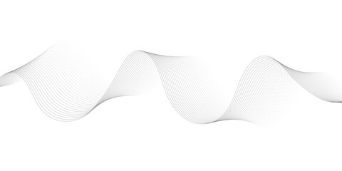Poster - abstract vector background with wavy lines
