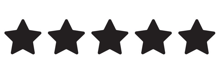 Wall Mural - Five star rating
