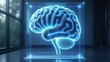 © ArcanaVisio - Transparent screen highlights healthcare ai through neural networks in futuristic style.