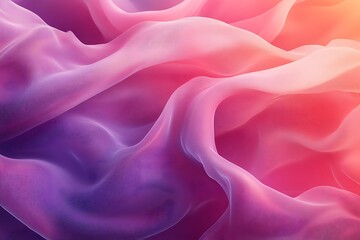Wall Mural - soft flowing abstract illustration showing beautiful shades of pink and purple