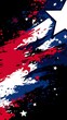 © yogiandrias - Patriotic Abstract Design Featuring Red White Blue Stars and Splashes