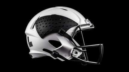 Modern Football Helmet Design with Innovative Features and Texture