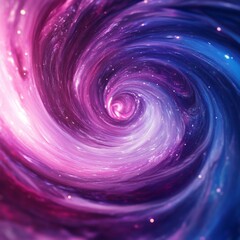 Wall Mural - a swirling galaxy of vibrant colors and cosmic energy captured beautifully. explore the depths of th