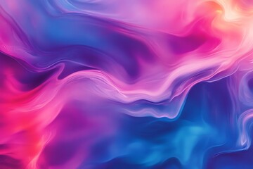 Wall Mural - abstract colorful swirls, vibrant pink, blue, and purple fluid motion background.