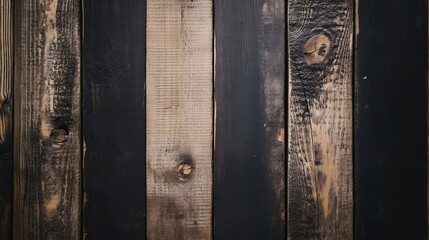 Poster - Textured wooden boards arranged in a rustic pattern showcasing natural beauty and craftsmanship of wood materials : Generative AI