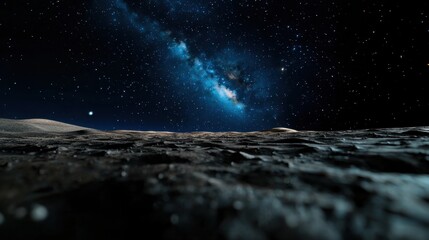 Wall Mural - a dark sky with a milky white cloud in the background