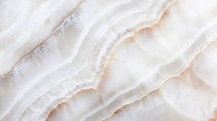 Poster - Closeup view of stunning natural stone with layered textures and light colors : Generative AI