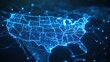 © ArtfulAura - A mesmerizing digital rendering of the United States