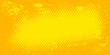 © Samroni Arrosid - Dots halftone yellow color pattern gradient grunge texture background. Dots pop art comics sport style vector illustration