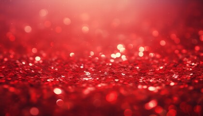 red bokeh background
