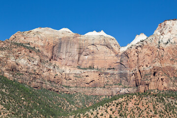 Wall Mural - Zion National Park Utah rock formations