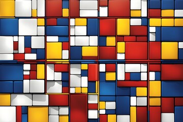 Wall Mural - abstract background of colorful cubes