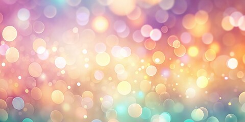 Wall Mural - soft focus abstract background: elegant bokeh lights, blurred sparkle, simple design, perfect for we