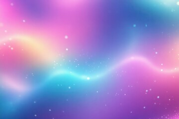 Poster - Abstract Pastel Grainy Holographic Gradient Texture Background Digital Noise Effect Pattern Retro