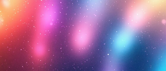 Poster - Abstract Gradient Background Soft Pastel Colors Dreamy Bokeh Effect Whimsical Atmosphere Impressionism