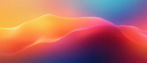 Leinwandbilder - Gradient Abstract Background Holographic Texture Soft Noise Effect Digital Design