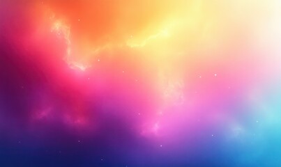 Poster - Abstract Gradient Background Texture with Soft Blended Colors in Pink Orange and Blue Hues