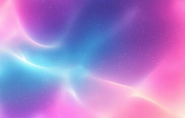 Poster - Soft Gradient Abstract Background with Pastel Colors Dreamy Holographic Texture