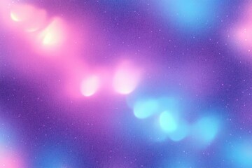 Poster - Pastel Gradient Background Soft Bokeh Light Abstract Digital Art 80s Retro Futurism Holographic Textured Wallpaper
