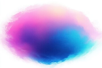 Poster - Pastel Gradient Abstract Texture with Blurred Noise and Ethereal Glow on White Background