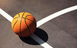 © peopleimages.com - Sports, basketball and closeup for workout on court, above and outdoor for competition in stadium. Tournament, match and equipment for exercise, outside practice and tool for training at health club