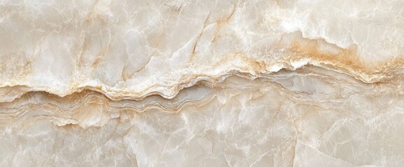 Aufkleber - Beige marble texture close-up polished ceramic surface detailed stone pattern