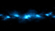 © Rongh Studio - Abstract technology background with blue digital particles and glowing waves
