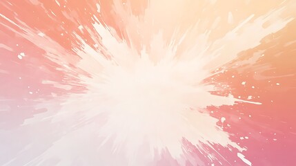 Poster - Soft pastel colors blend in an abstract splash, creating a dreamy, artistic background.