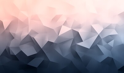 Aufkleber - Abstract geometric background with soft pastel colors and a faceted design.