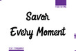 © Pleasant Mode Studio - Handwritten Text Lettering Food Saying Savor Every Moment