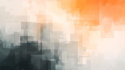 Fototapete - Abstract geometric background with soft colors blending seamlessly.