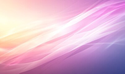 Poster - Soft, colorful waves blend beautifully, creating an abstract, serene background.