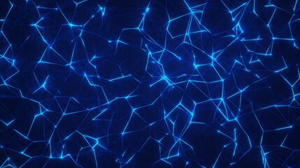 Wall Mural - abstract electric blue lines on dark background for digital use