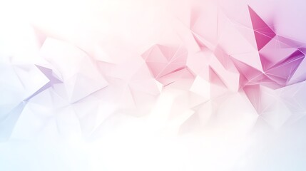 Aufkleber - Abstract geometric shapes with a soft gradient in pastel colors creating a dreamy atmosphere.