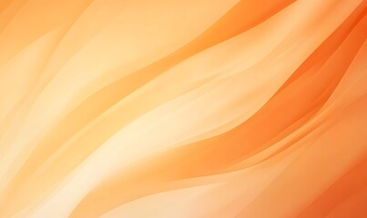 Poster - Soft orange waves create a warm and inviting abstract background.