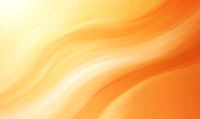 Aufkleber - Warm orange waves blend seamlessly, creating a soothing abstract background.