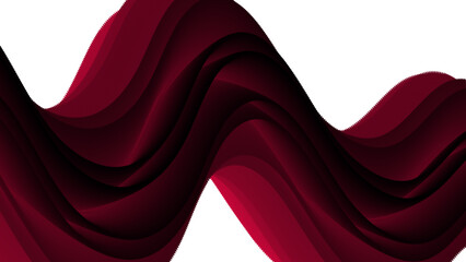 Aufkleber - Abstract wave background paper cut style. Swirl and wavy Creative Background Design. blur fluid gradient Template Design for Luxury Concept. Smooth bright flow isolate on white background