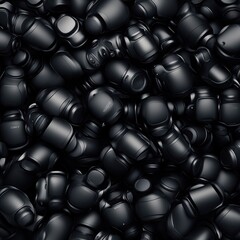 Fototapete - Symmetrical VR Controller Array Monochrome Geometric Patterns and Textures for Cutting-Edge Tech Marketing and Immersive Industry Design Solutions