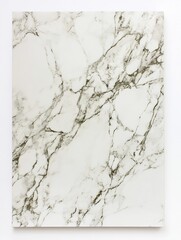 Aufkleber - Elegant abstract design of white and gold marble texture with natural veins for home decor : Generative AI