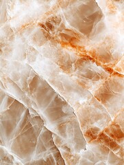Aufkleber - Natural Marble Texture with Soft Warm Tones and Unique Patterns for Elegant Interiors : Generative AI